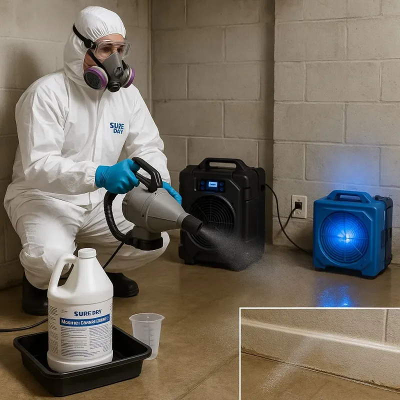 Sanitization and Odor Removal process in Bladen County, NC