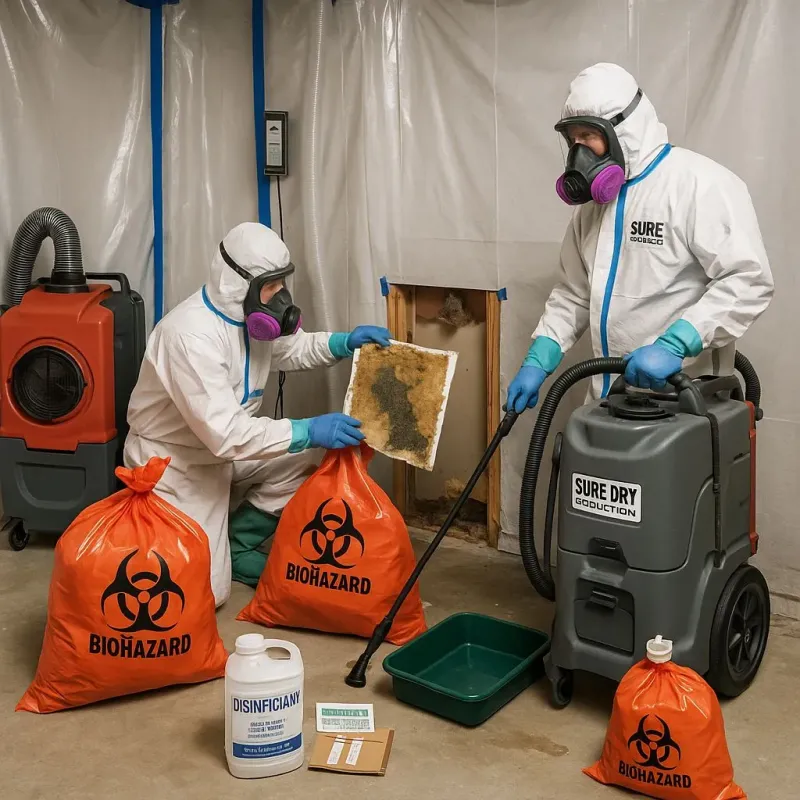 Contaminated Water Handling Protocols process in Bladen County, NC