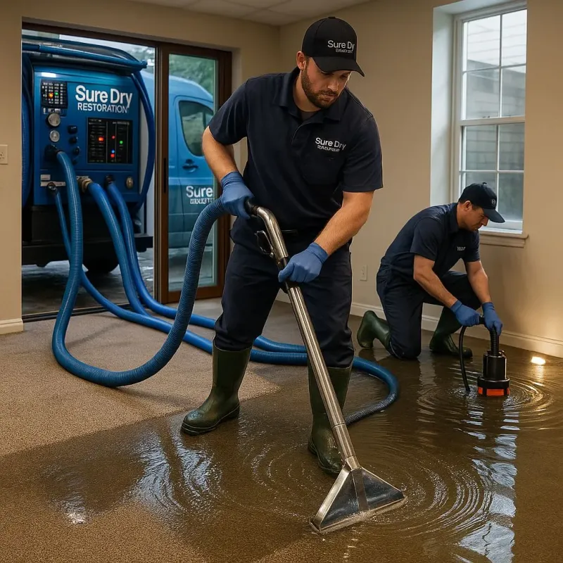 Water Extraction and Removal process in Bladen County, NC
